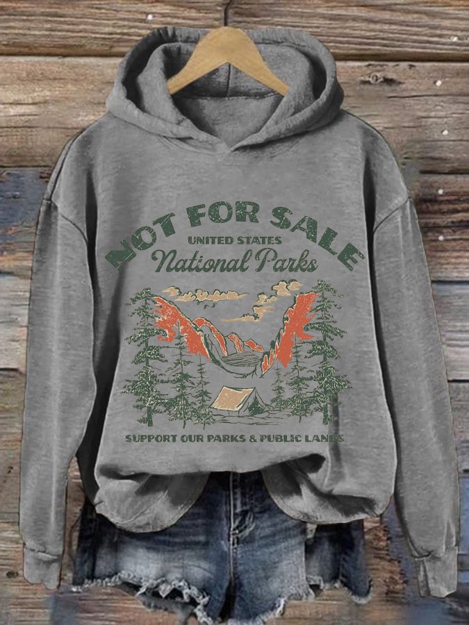 Women's Protect Our National Parks Printed Sweatshirt
