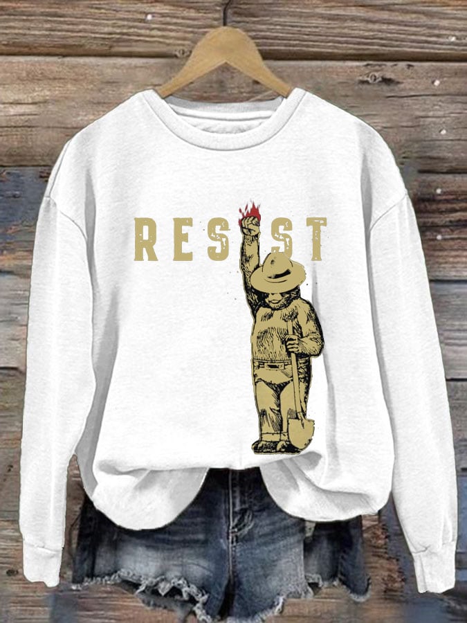 Women's Protect Our National Parks Printed Sweatshirt