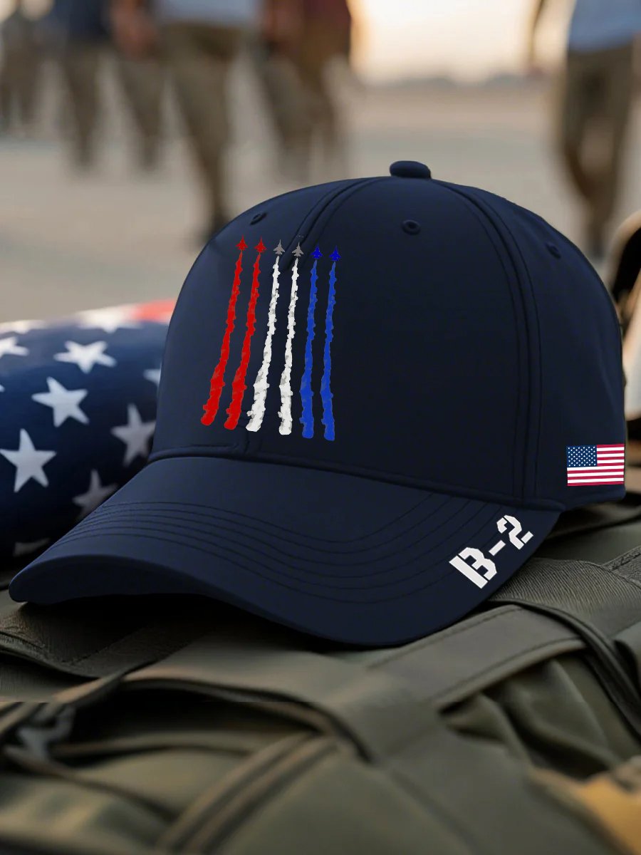 Unisex Air Force B-2 Print Baseball Cap