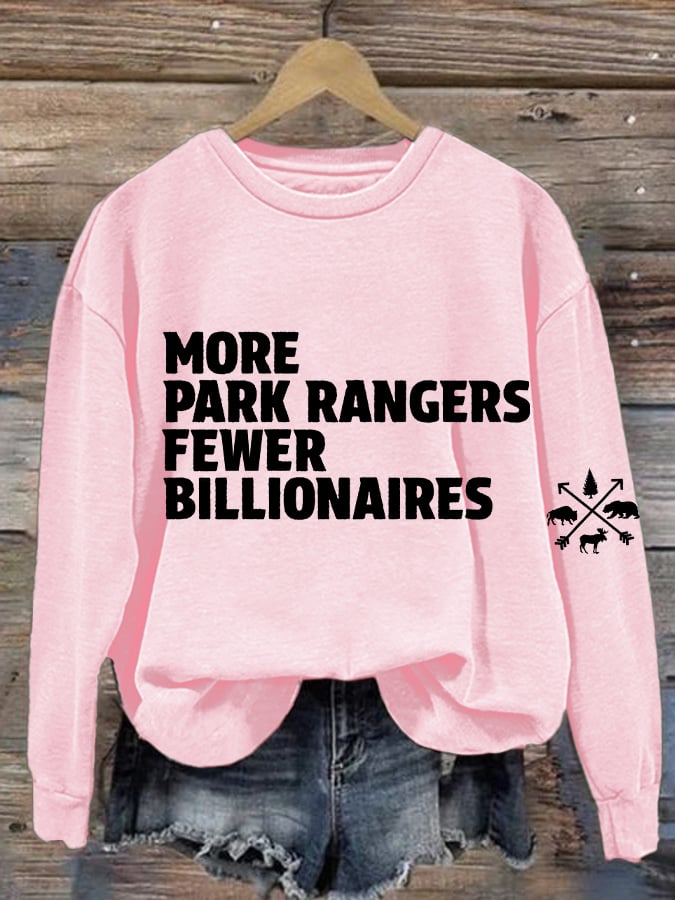 Women's National Park Print V-Neck T-Shirt Printed Casual Sweatshirts