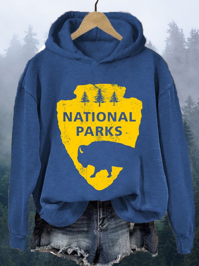 Women's National Parks Explore, Protect, Preserve Printed Sweatshirt