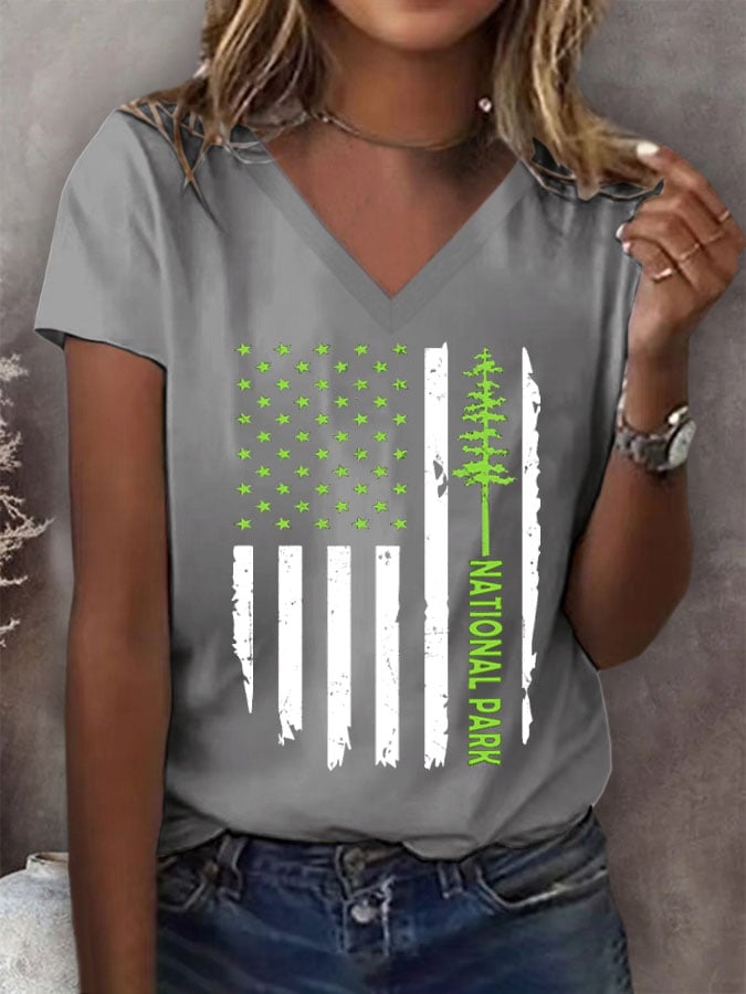 Women's National Park Print T-Shirt