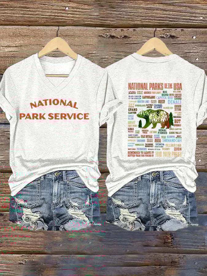 Women's National Parks Explore, Protect, Preserve Print T-Shirt