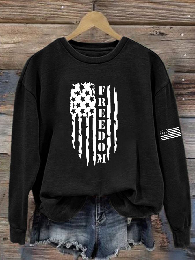 Women's Hot Events Printed Crew Neck Sweatshirt