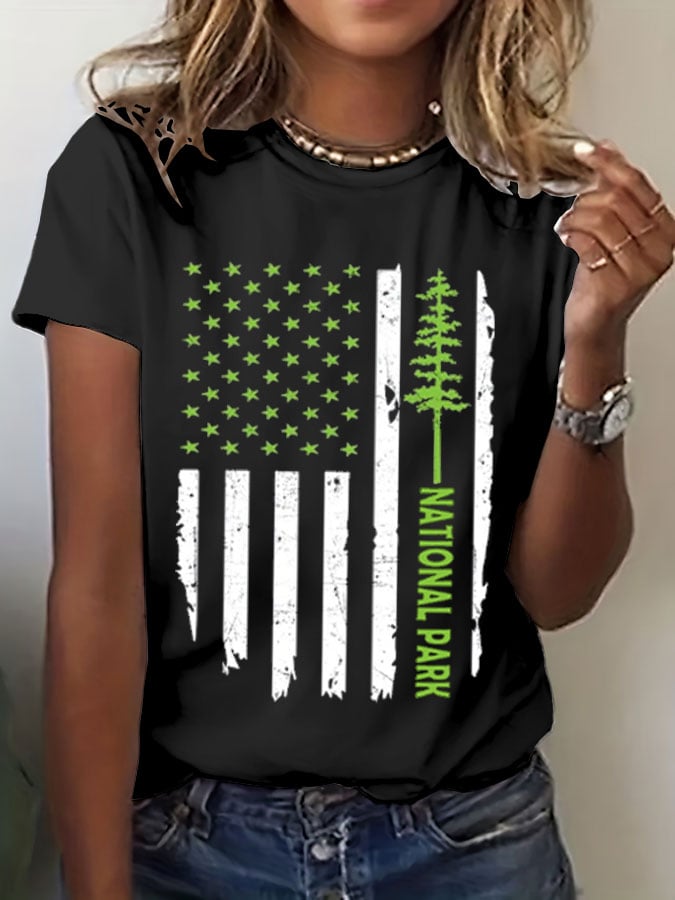 Women's National Park Print T-Shirt