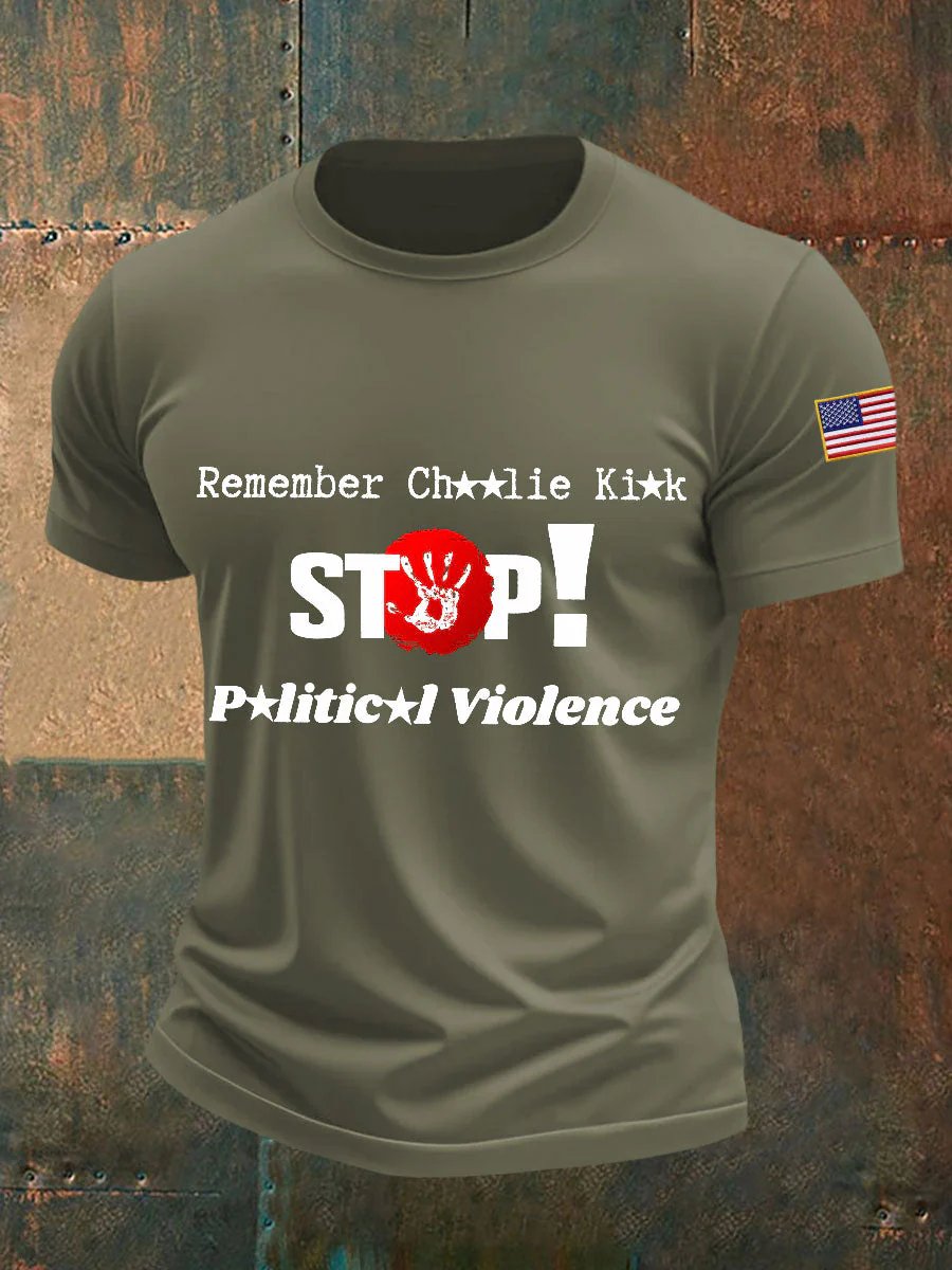 Men's American Hero Faith Printed Shirt