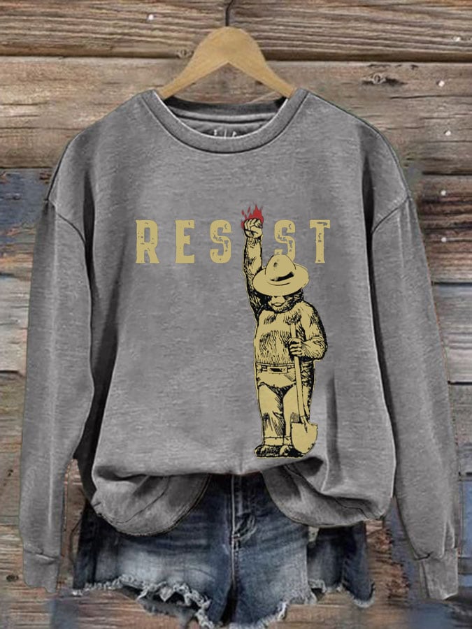 Women's Protect Our National Parks Printed Sweatshirt