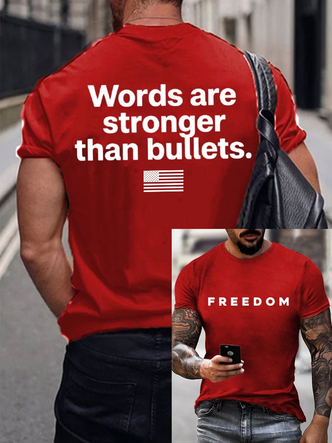Men's Freedom Printed T-Shirt