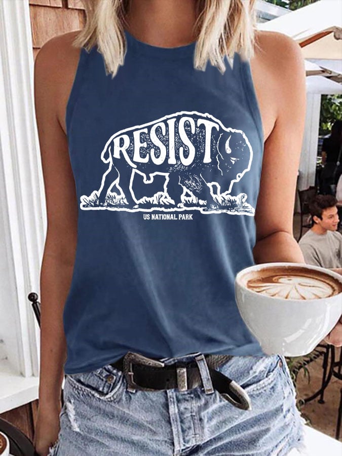 Women's Protect Our National Parks Print Tank Top