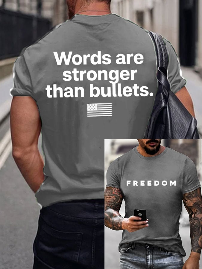 Men's Freedom Printed T-Shirt