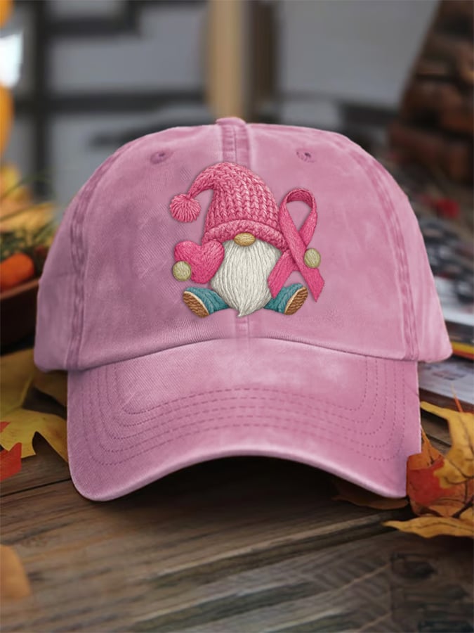 Breast Cancer Awareness Print Baseball Cap