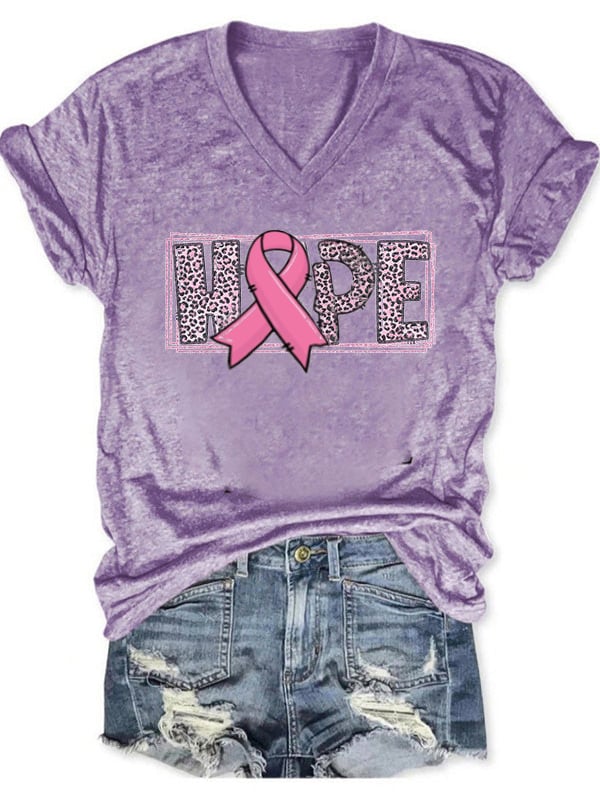 Women's Pink Breast Cancer Awareness Shirt T-Shirt