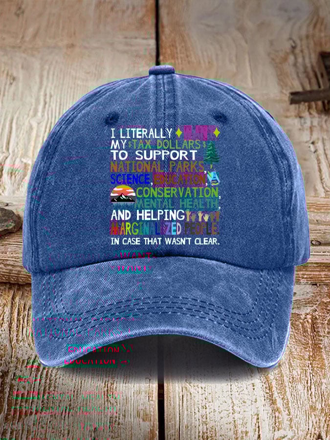 Support National Parks Printed Baseball Cap