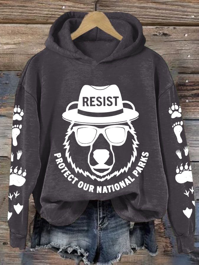 Women's Protect Our National Parks Printed Sweatshirt