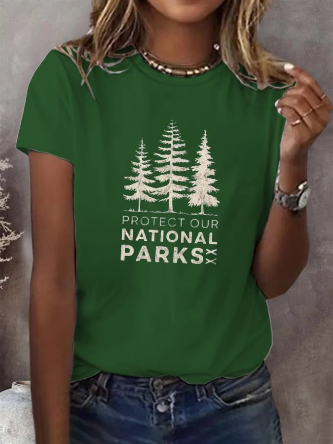 Women's Protect Our National Parks Print T-Shirt