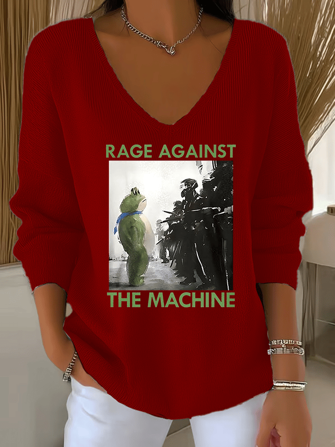 Women's America has no kings print Sweatshirt