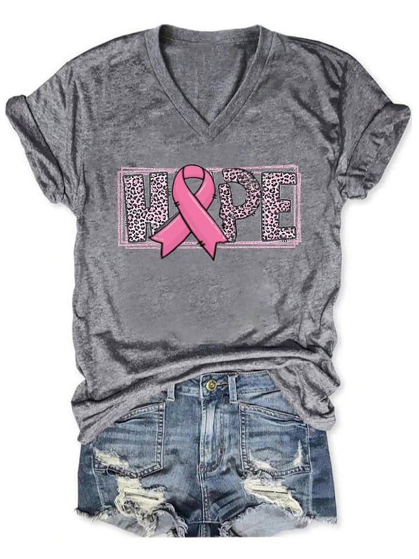 Women's Pink Breast Cancer Awareness Shirt T-Shirt