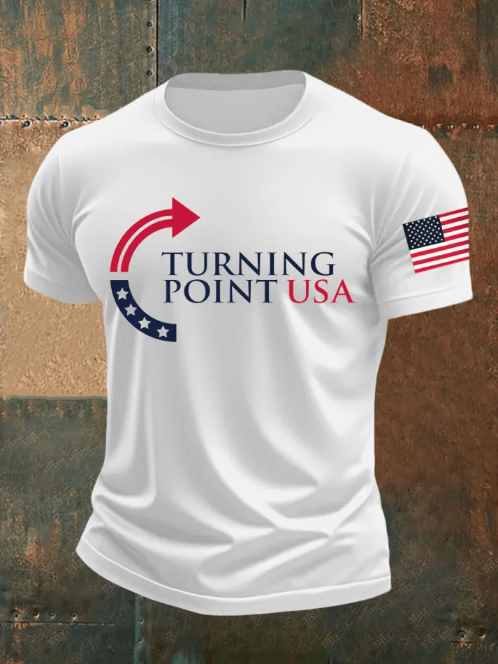 Men's Turning Point Printed Round Neck T-Shirt