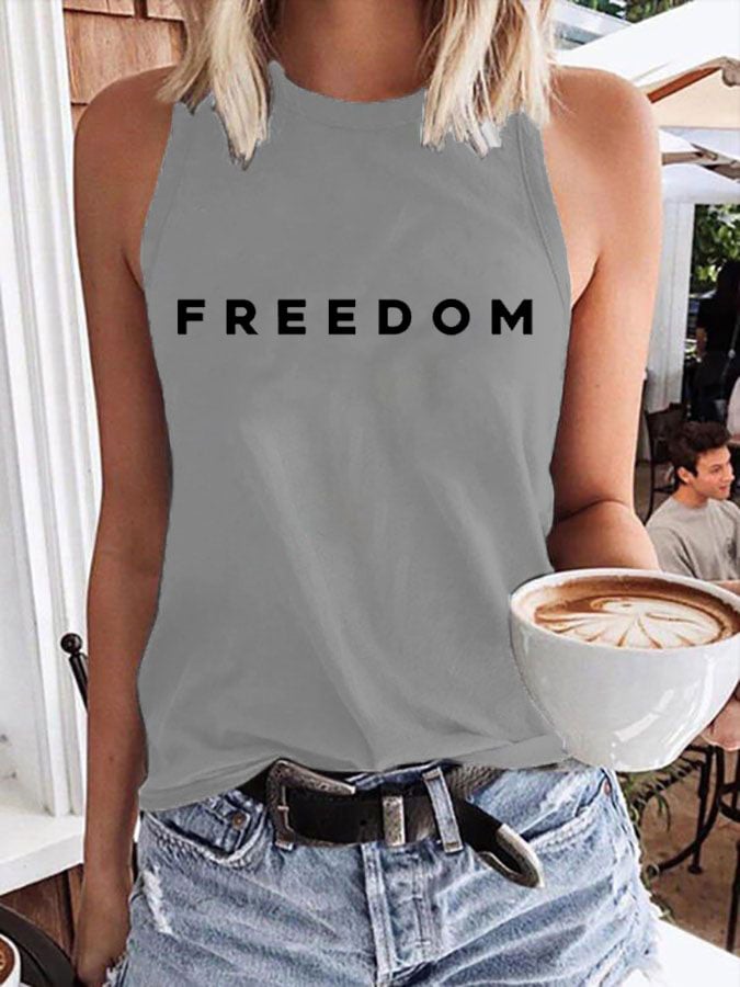 Women's Freedom Print Vest