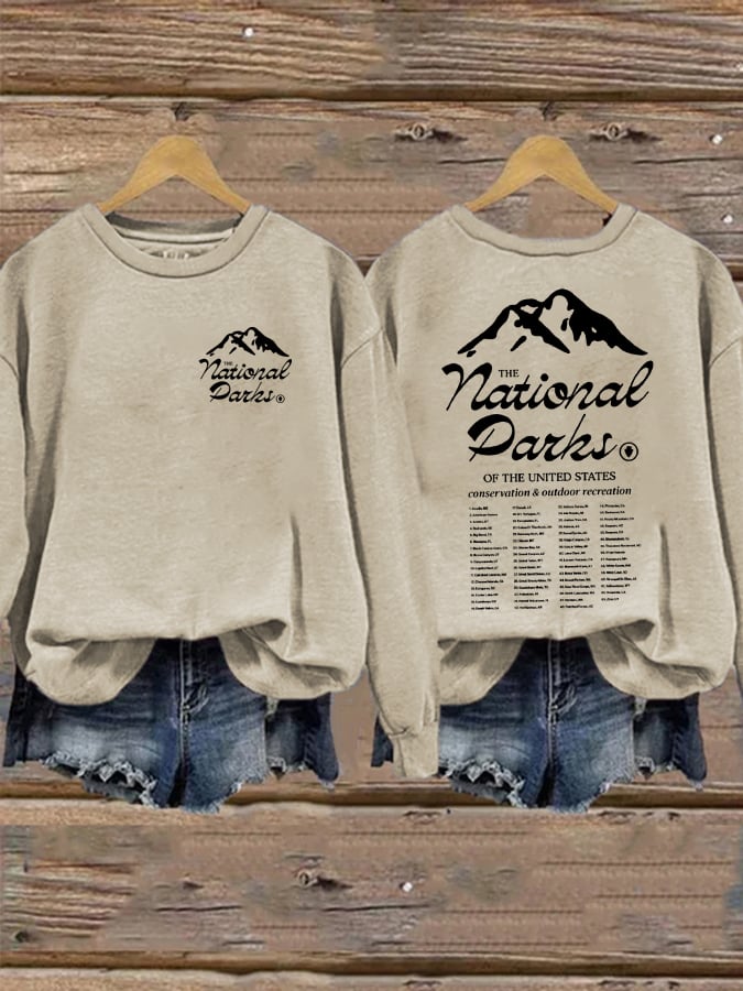 Women's 63 National Park Ranger Print Sweatshirt