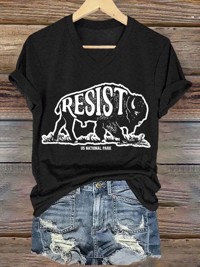 Women's Protect Our National Parks Printed T-Shirt