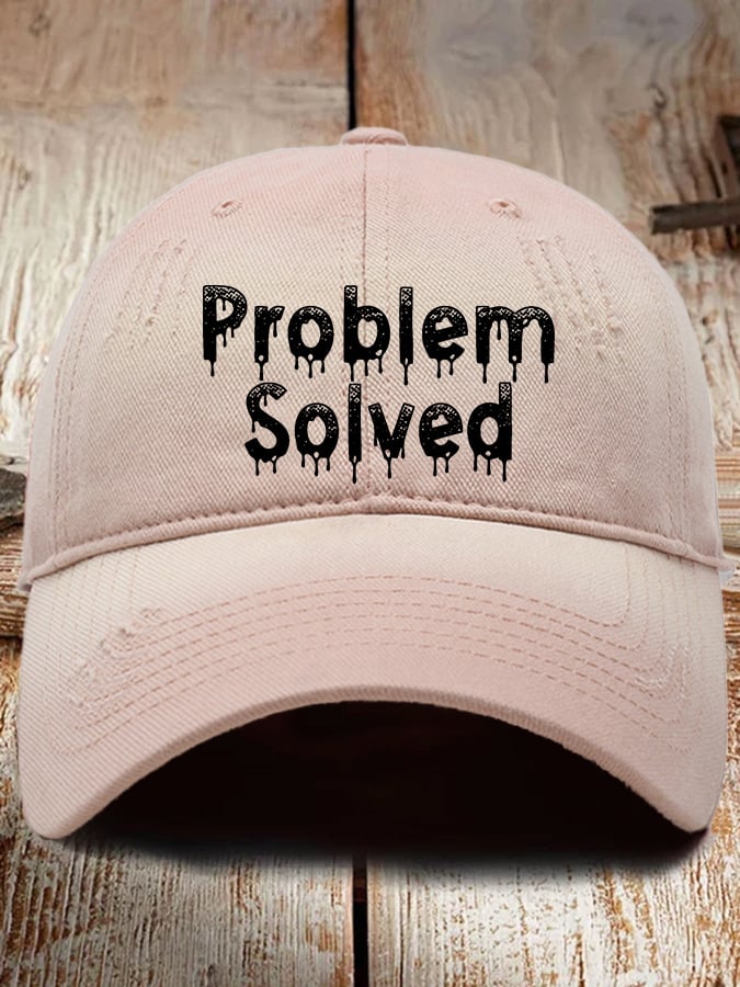 Unisex Problem Solved Hat