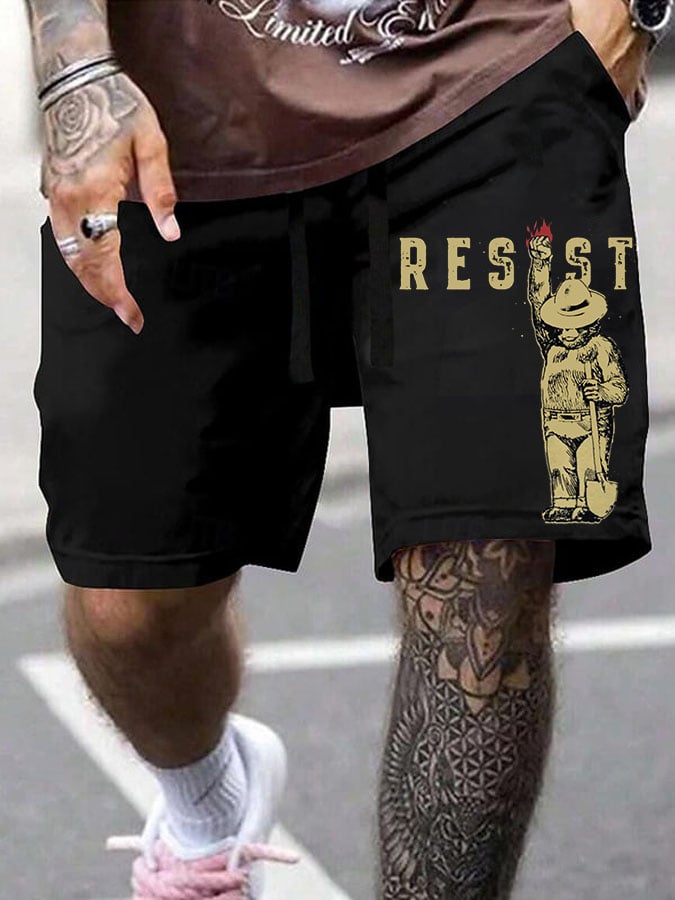 Men's Protect Our National Parks Print Shorts