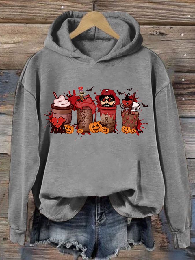 Women's Bloody Spice Bad Bunny Halloween Hoodie