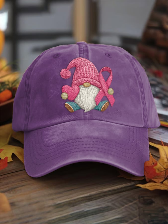 Breast Cancer Awareness Print Baseball Cap
