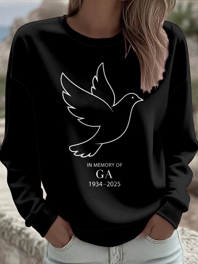 Women's In Memory Of GA Print Sweatshirt