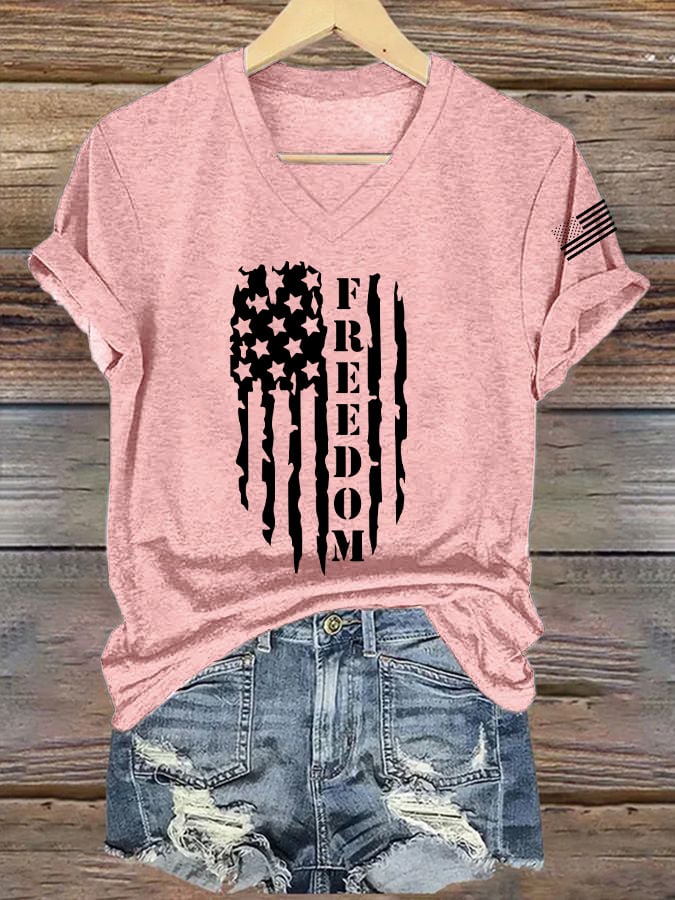 Women's Casual Free Print T-Shirt