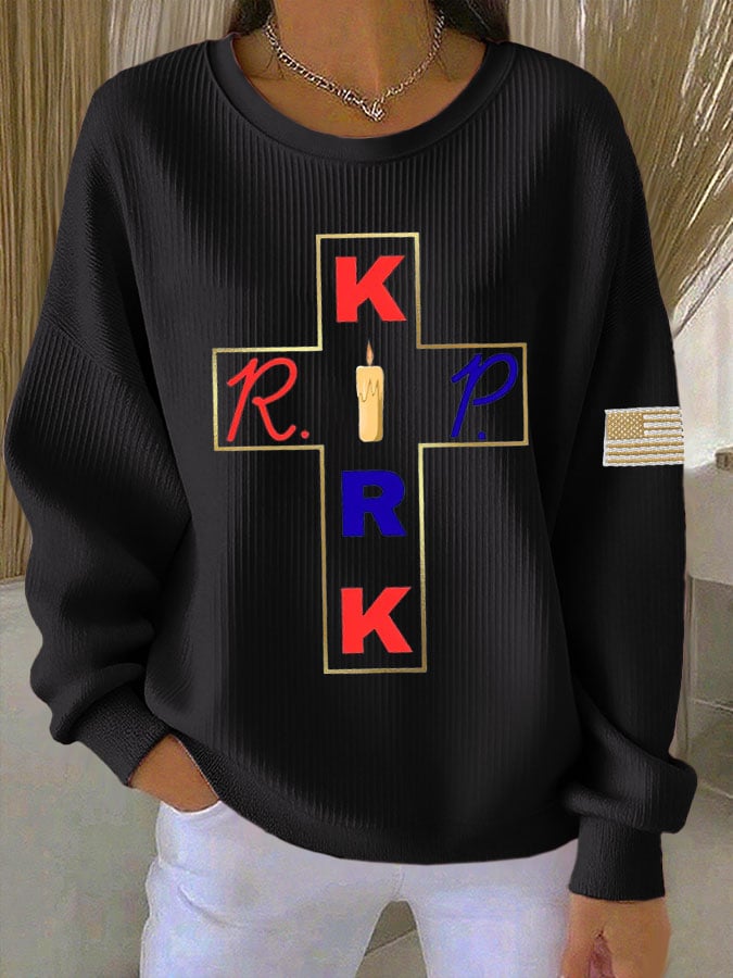 Women's Commemorative Leader Print Long Sleeve Top