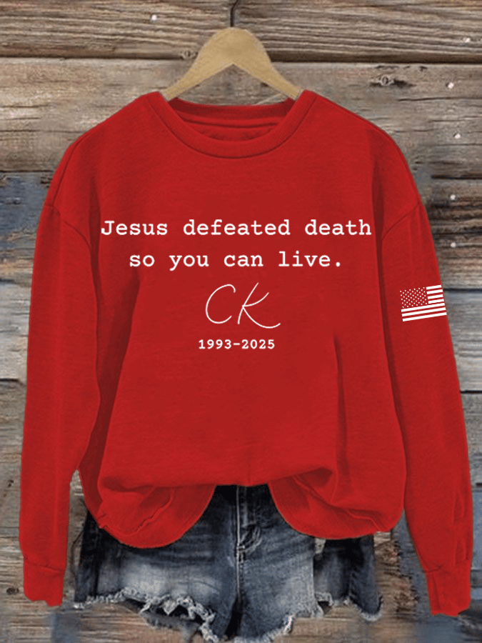 Women's Hot Events Printed Crew Neck Sweatshirt