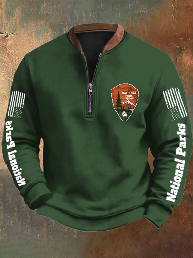 Retro Men's Protect Our National Parks Sweatshirt