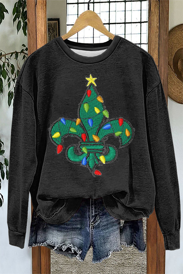 Gameday Christmas Print Sweatshirt