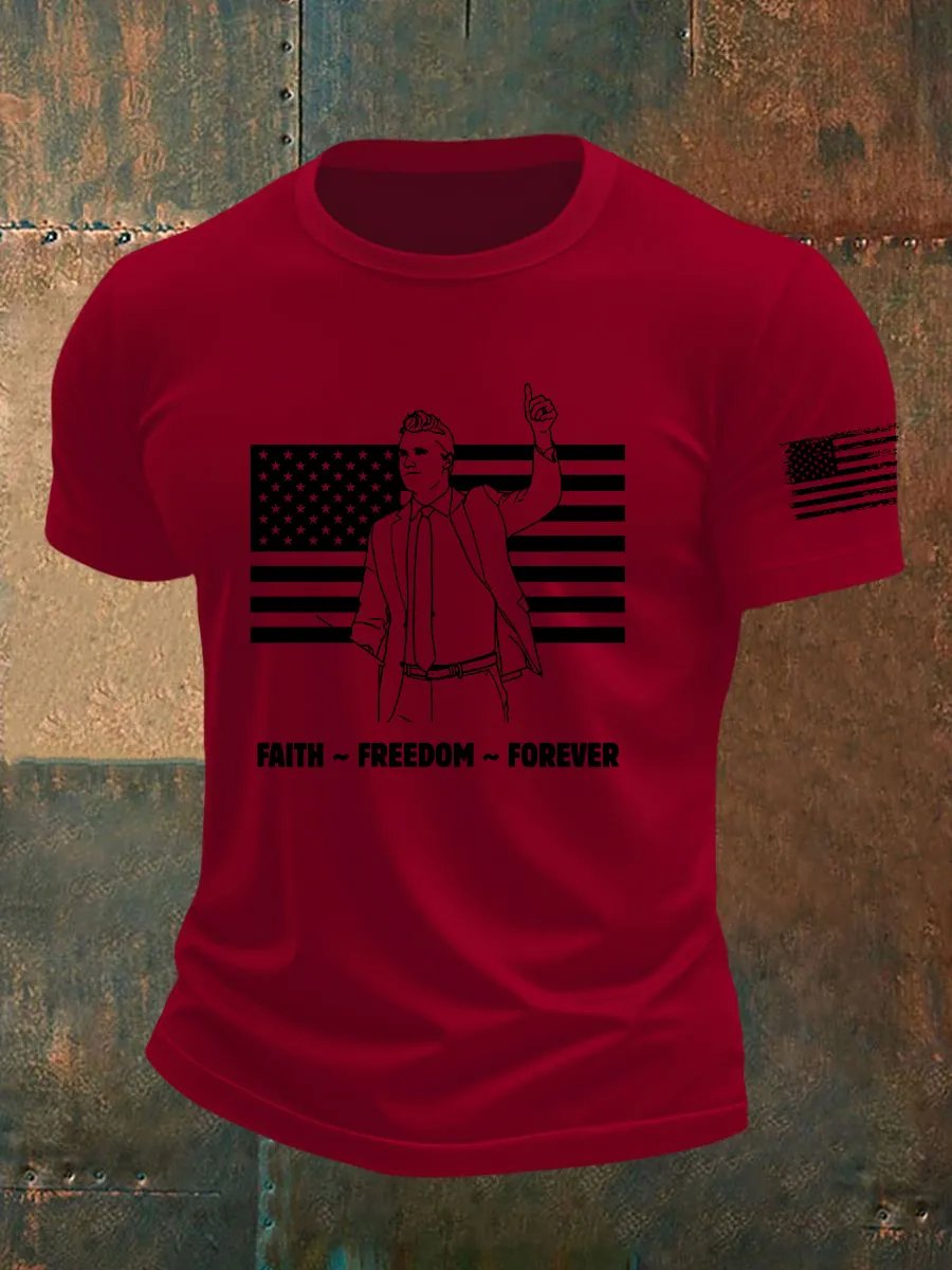 Men's Freedom Is Not Free R.I.P Print T-Shirt