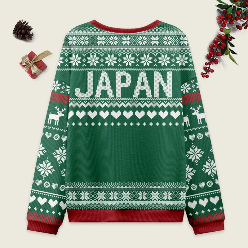 Tokyo-Tiger Japan Christmas Ugly Sweatshirt
