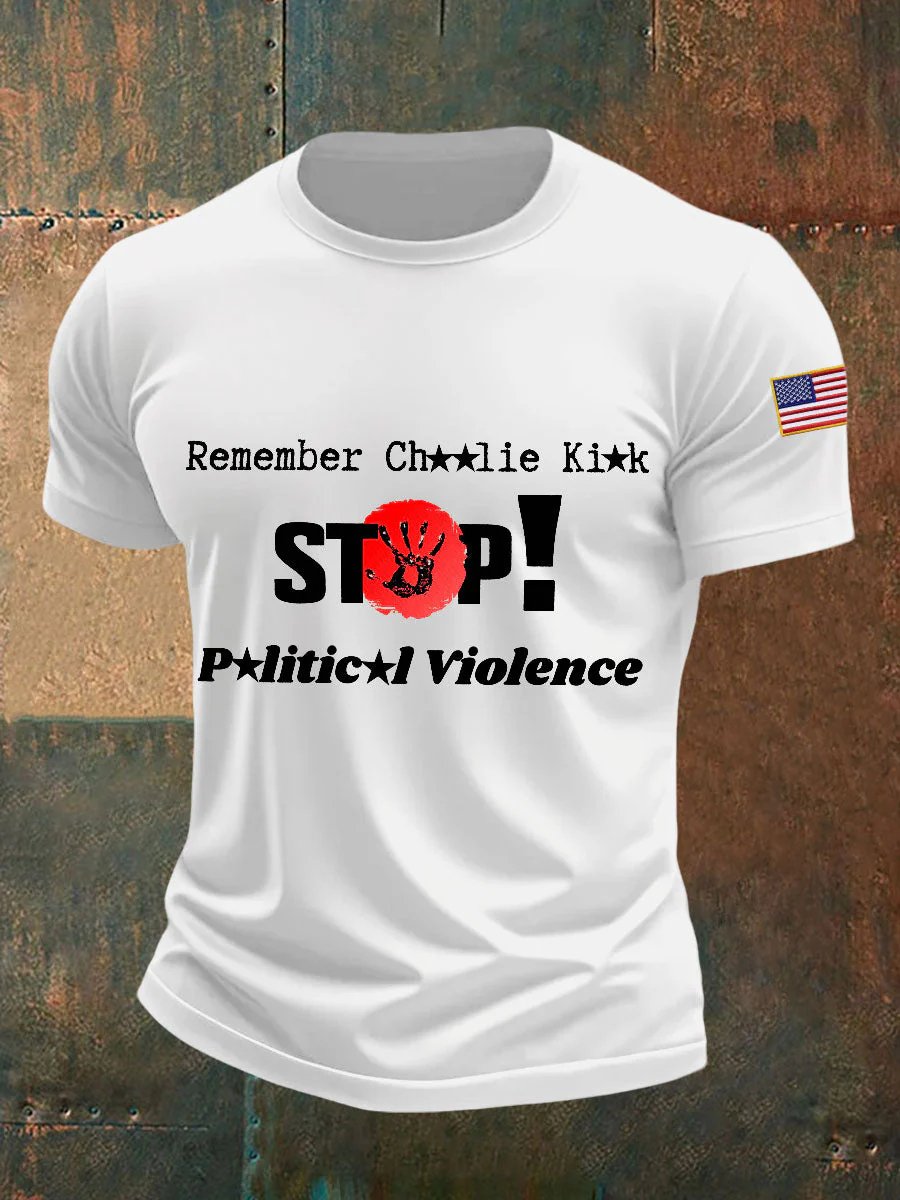 Men's American Hero Faith Printed Shirt