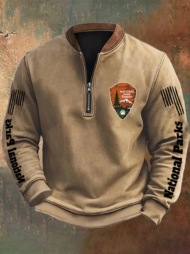 Retro Men's Protect Our National Parks Sweatshirt