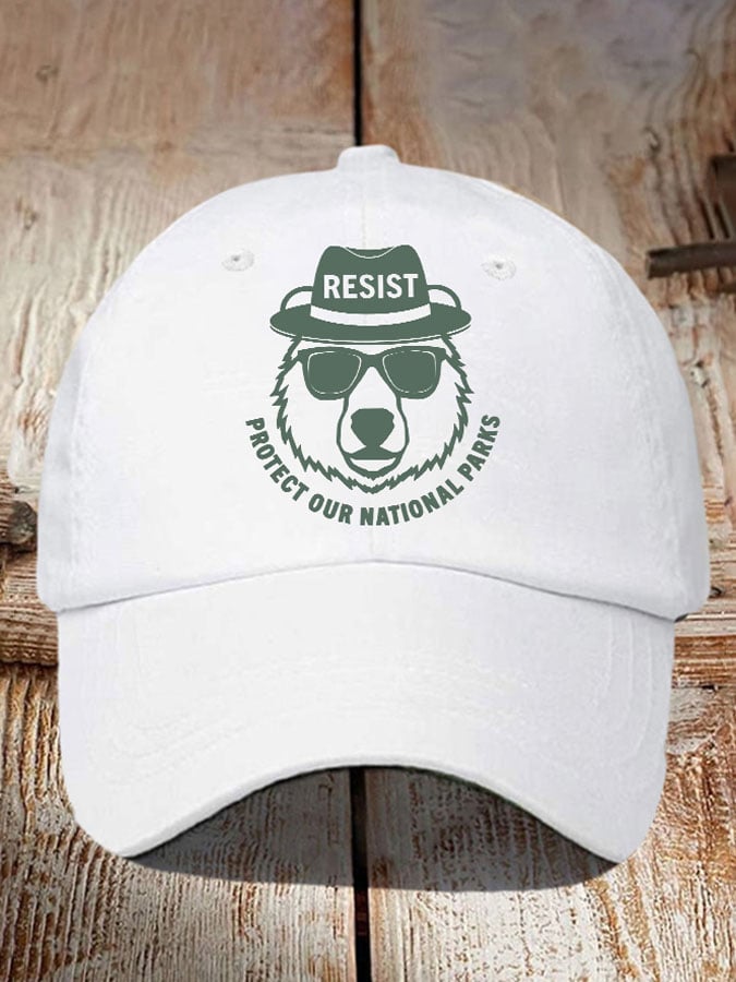 Protect Our National Parks Print Baseball Cap