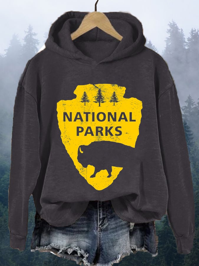 Women's National Parks Explore, Protect, Preserve Printed Sweatshirt