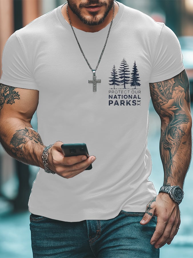 Men's Protect Our National Parks Print T-Shirt