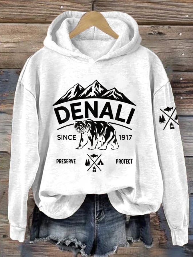 Women's Protect Our National Parks Hot Spots Print Hoodie