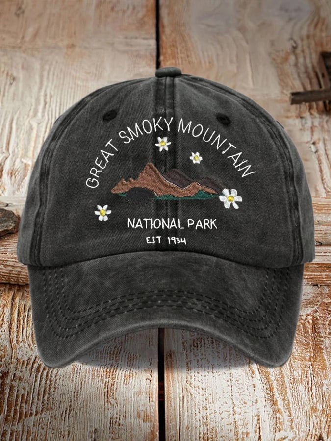 Unisex Great Smoky Mountains National Park Print Hat