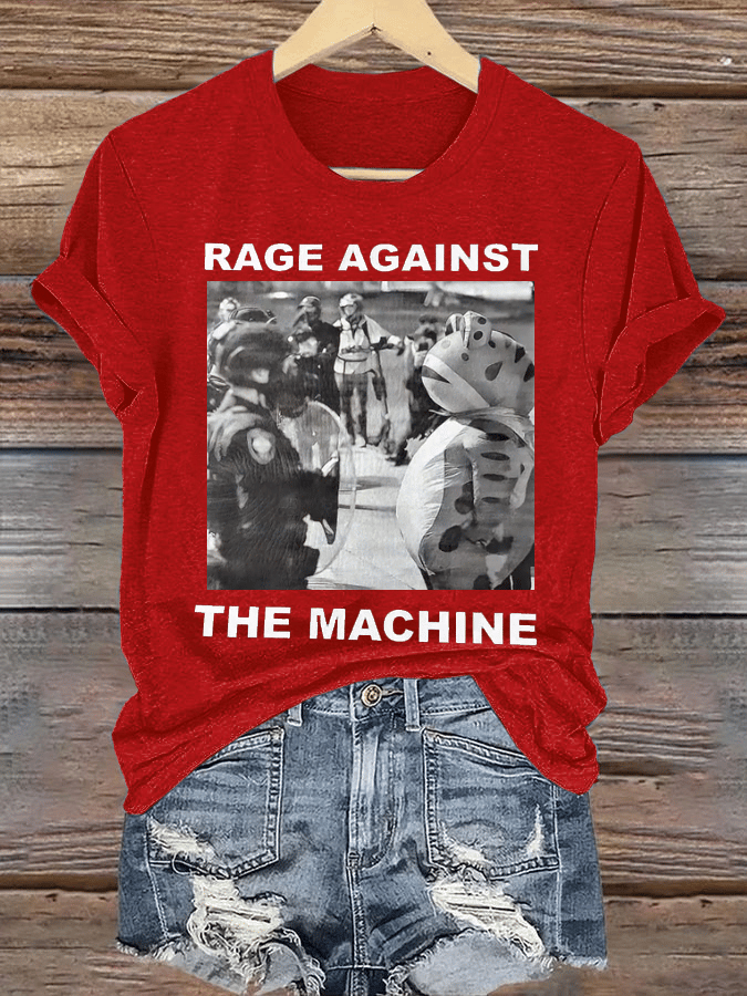 Women's Portland Frog Resist Printed Casual T-Shirt