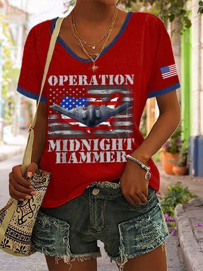 Women's Operation Midnight Hammer Short-sleeved T-shirt