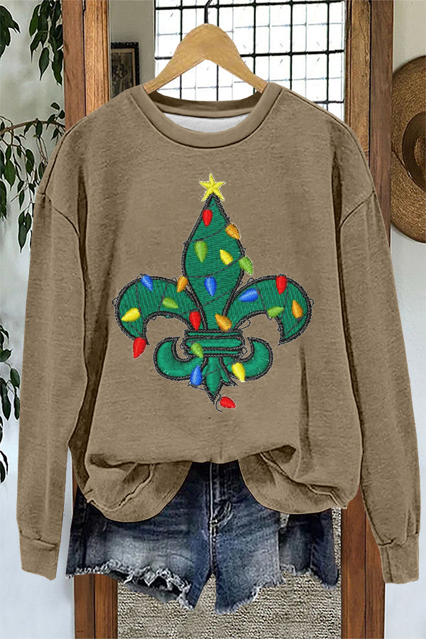 Gameday Christmas Print Sweatshirt