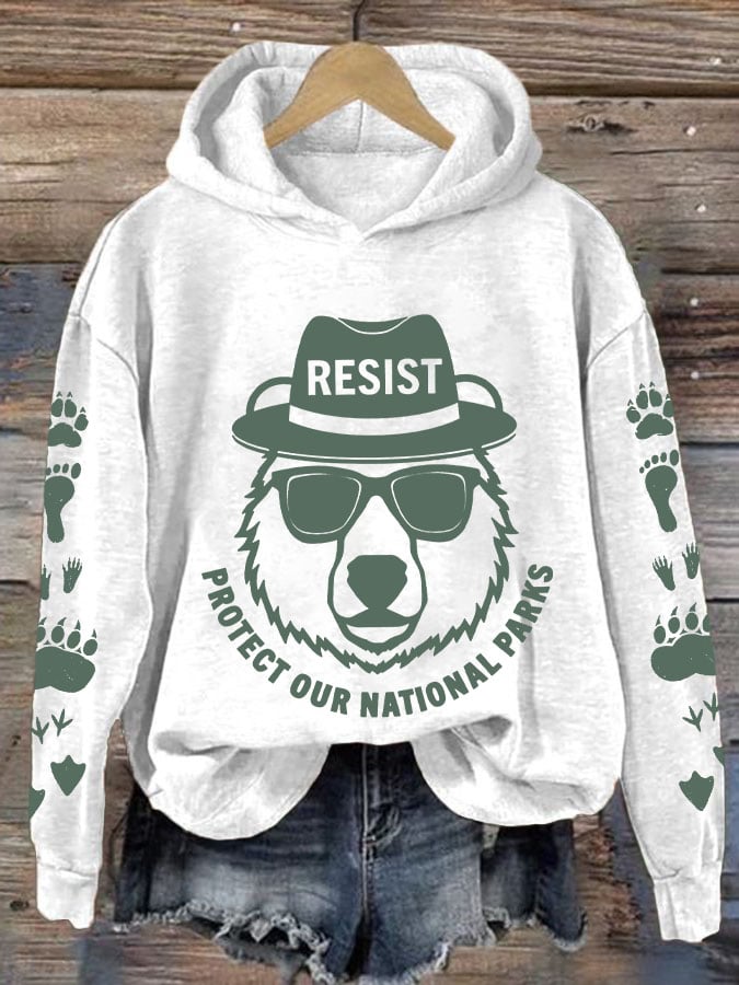 Women's Protect Our National Parks Printed Sweatshirt
