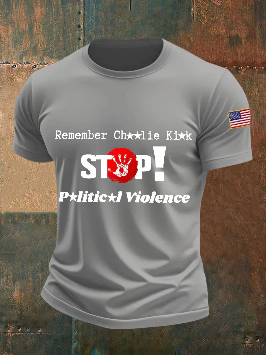 Men's American Hero Faith Printed Shirt