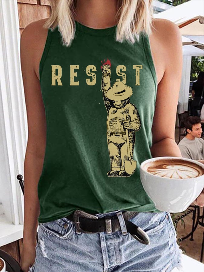 Women's Protect Our National Parks Print Tank Top